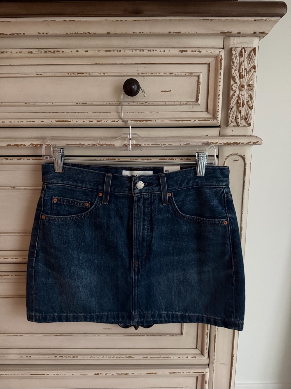 Aritzia Denim Forum The '90s Rici Mid-Rise Micro Jean Skirt Micro Jean Skirt
